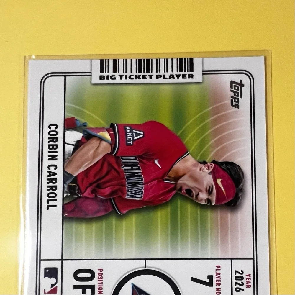 2026 Topps Series 1 - Big Ticket Player Corbin Carroll‎ #BTP-6 - Diamondbacks